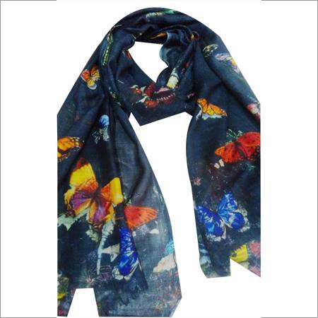 Digital Print Wool Scarves